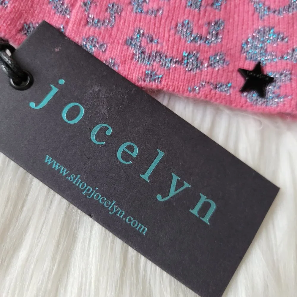 Jocelyn Kids PomPom Leopard Hat